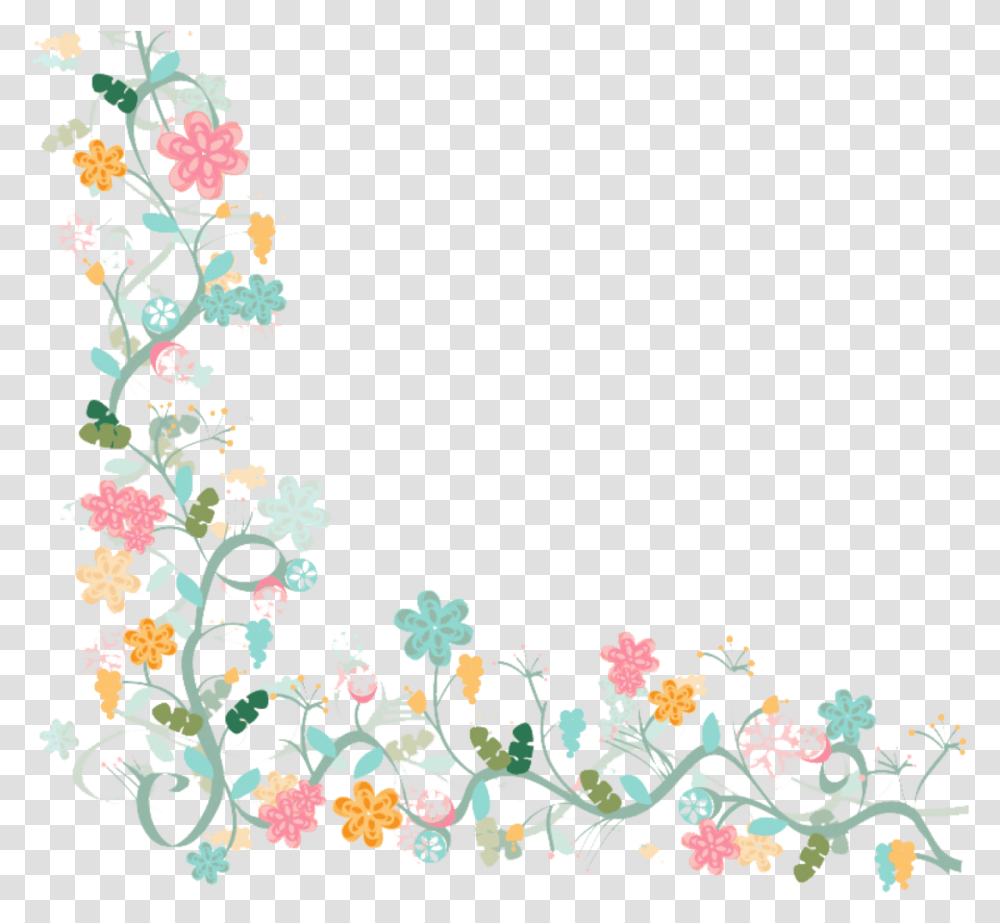 Background Vector Frame Flower, Floral Design, Pattern Transparent Png