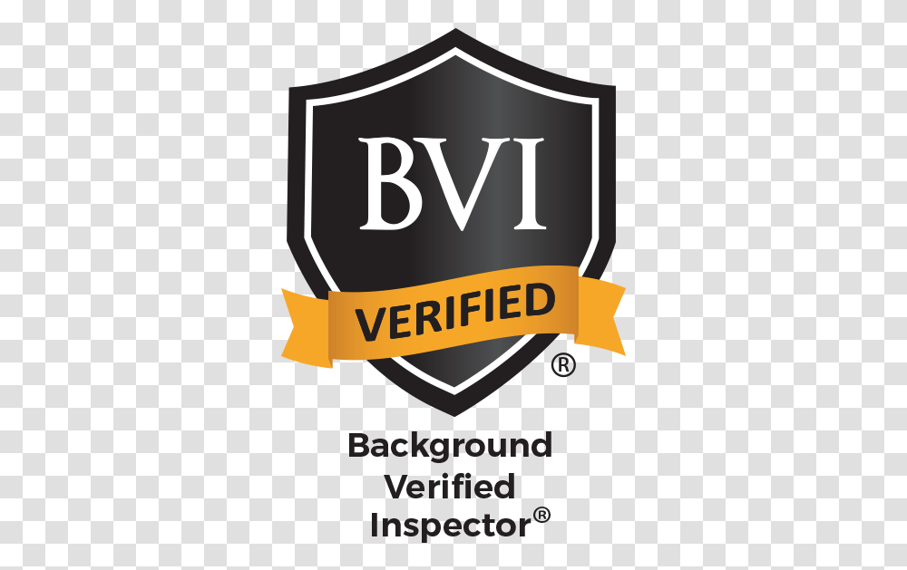 Background Verified Inspector Background Verified Inspector Logo, Text, Symbol, Poster, Alphabet Transparent Png