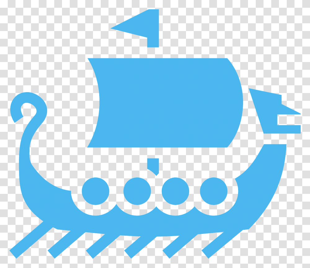 Background Viking Ship Clipart, Logo, Trademark Transparent Png