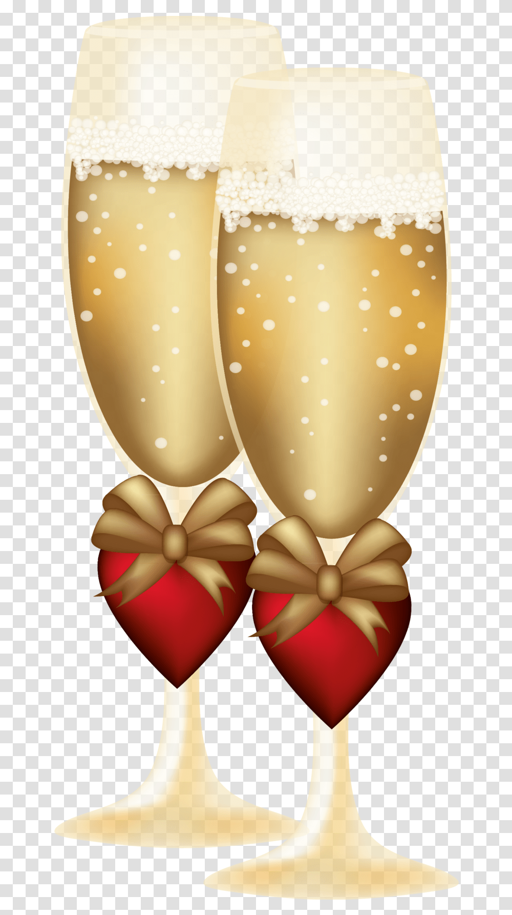 Background Wedding Champagne Glasses Saint Valentin Fete Des Amoureux, Lamp, Gold, Gift, Trophy Transparent Png