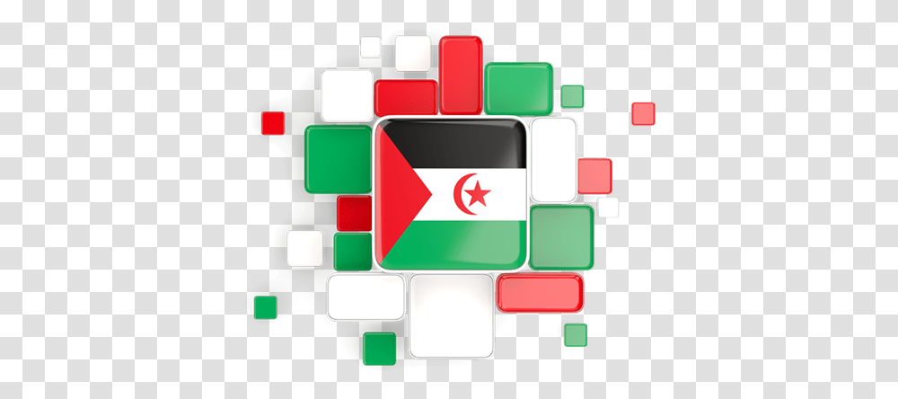 Background With Square Parts Background Ghana Flag, Logo Transparent Png