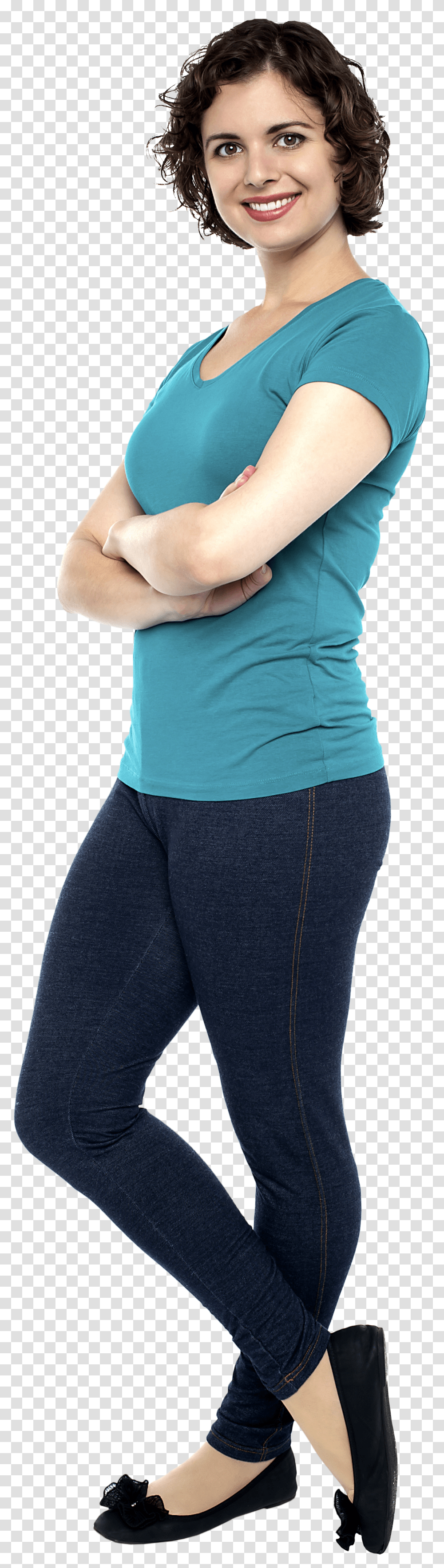 Background Woman Standing Transparent Png