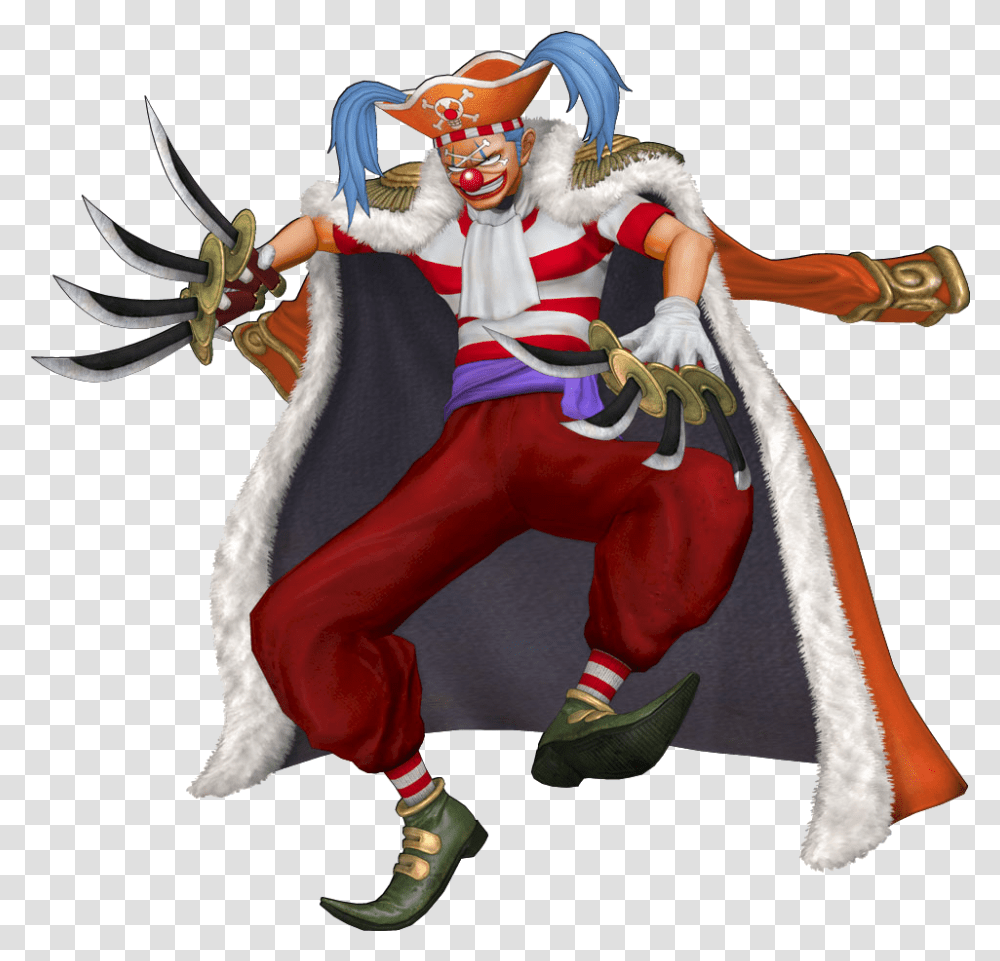 Background Zerochan Anime Image Board Buggy The Clown One Piece, Person, Clothing, Toy, People Transparent Png