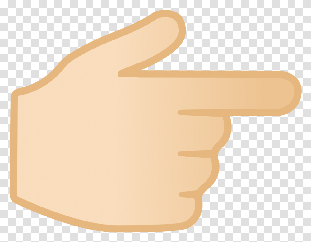 Backhand Index Pointing Right Light Skin Tone Icon Right Pointing Hand Google, Axe, Tool, Wrist Transparent Png