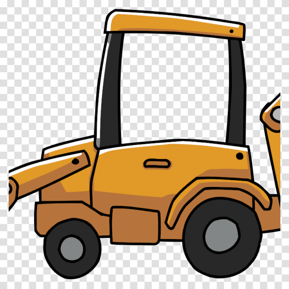 Backhoe Clipart Free Clipart Download, Vehicle, Transportation, Truck, Tractor Transparent Png