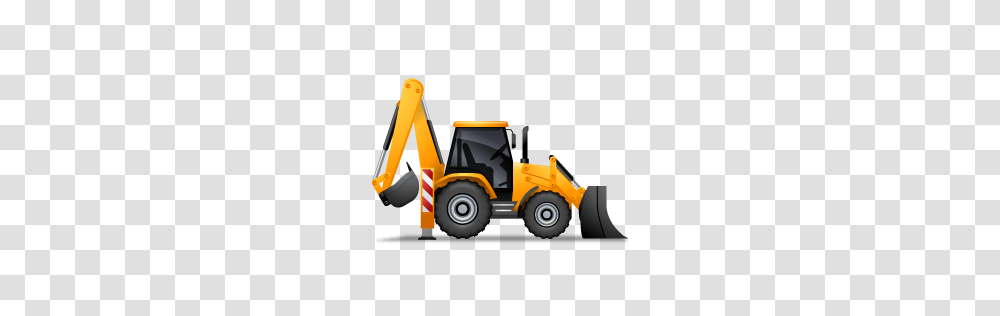 Backhoe Free Icons Iconset Transporter Multiview Icons, Tractor, Vehicle, Transportation, Bulldozer Transparent Png