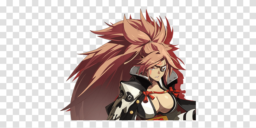 Backloggery Baiken Guilty Gear Strive, Comics, Book, Manga, Person Transparent Png