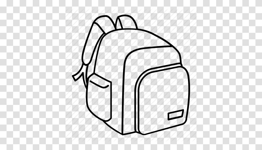 Backpack Bag Camping Hiking Pack School Schoolbag Icon, Pot, Pottery Transparent Png