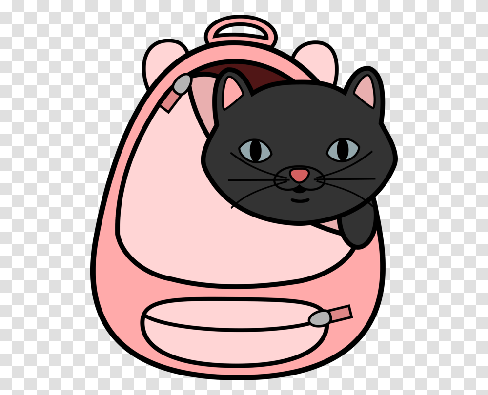 Backpack Bag School Computer Travel, Cat, Pet, Mammal, Animal Transparent Png