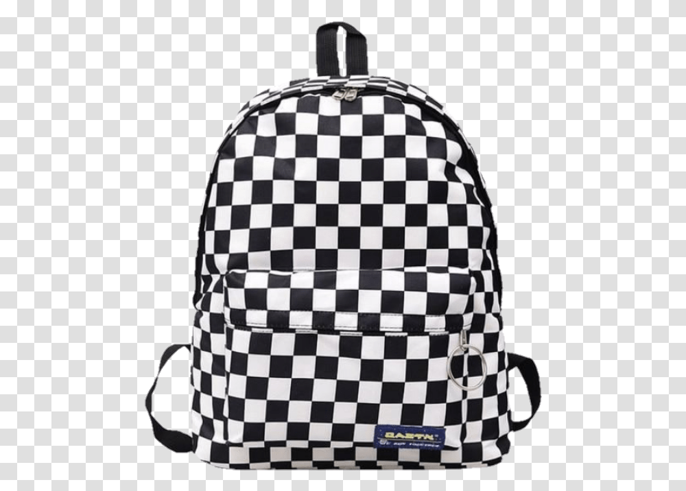 Backpack Checkered Aesthetic Cute Bag Pngs Tas Catur, Rug Transparent Png