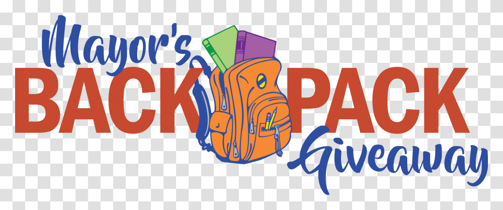 Backpack Clipart Giveaway Graphic Design, Bag, Label, Lifejacket Transparent Png