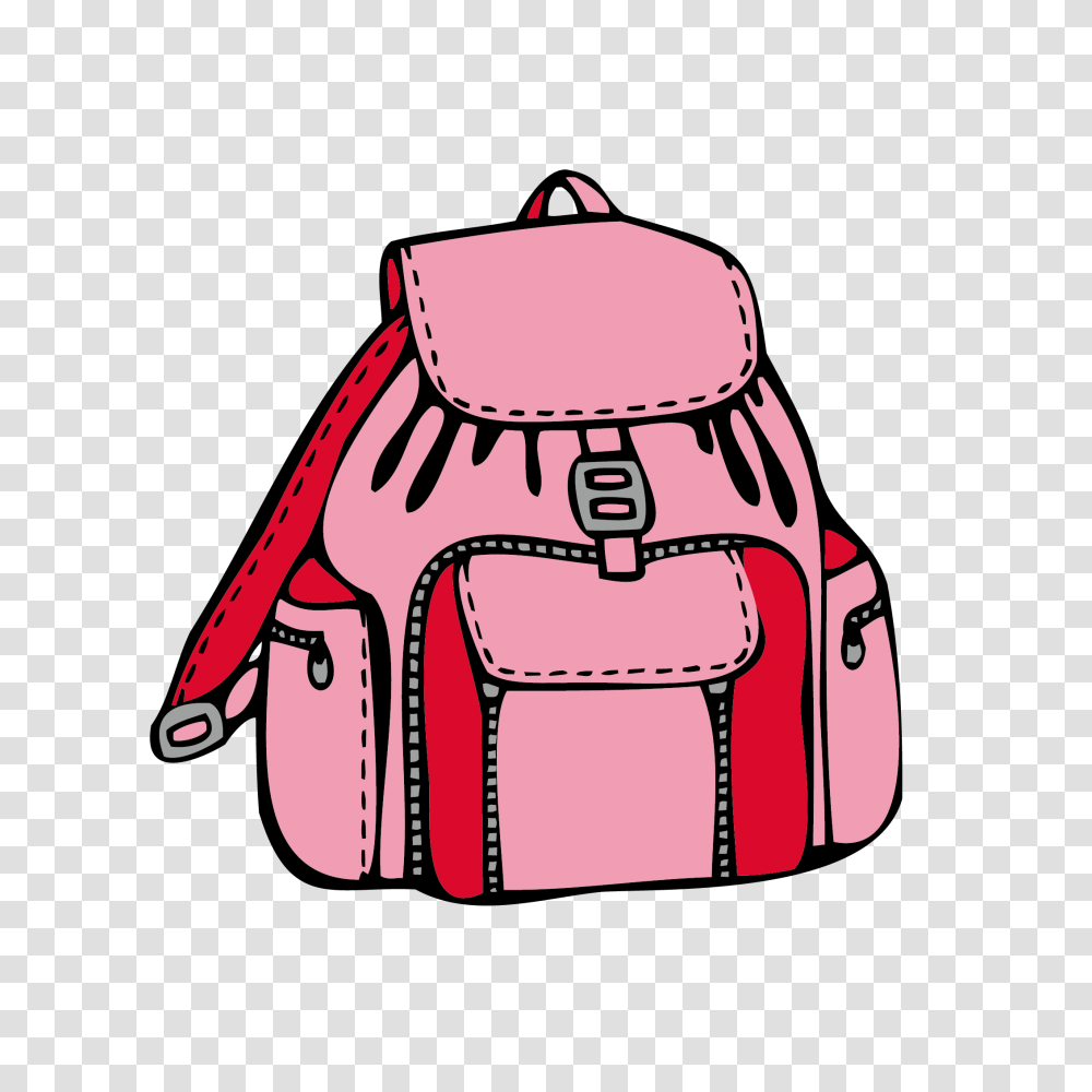 Backpack Clipart Pink Backpack, Bag, Handbag, Accessories, Accessory Transparent Png