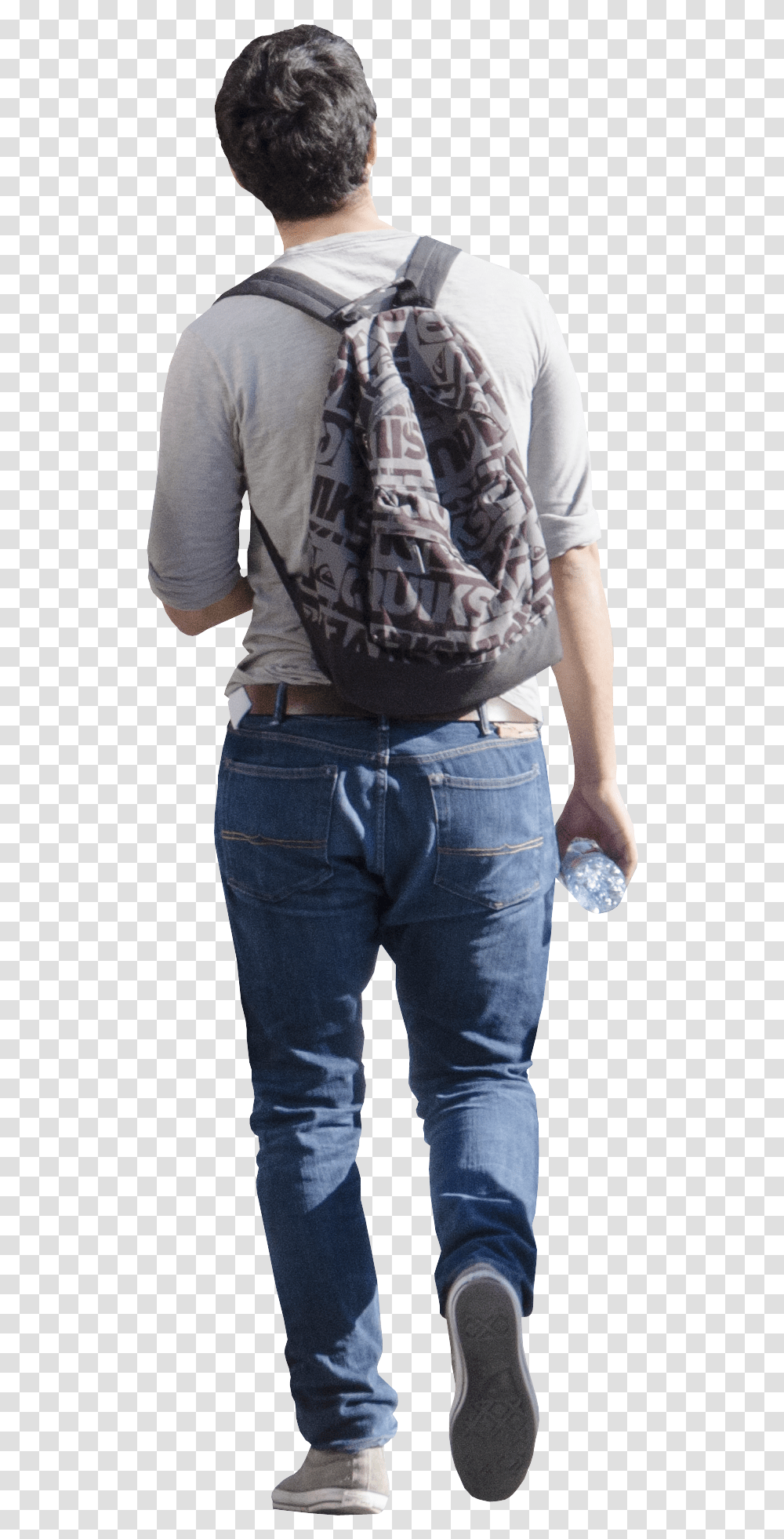 Backpack, Pants, Person, Jeans Transparent Png