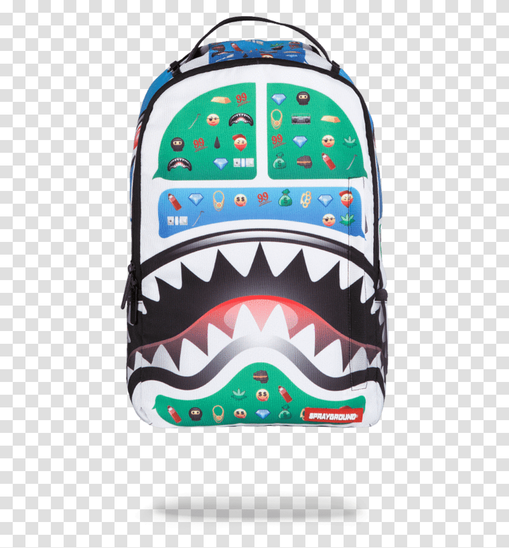 Backpack Emoji, Bag, Cushion Transparent Png