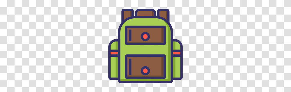 Backpack Icon Myiconfinder, First Aid, Robot, Pac Man Transparent Png