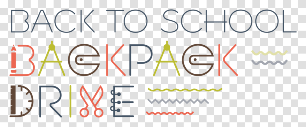 Backpack Lettering Backpack Drive 2018, Alphabet, Number Transparent Png