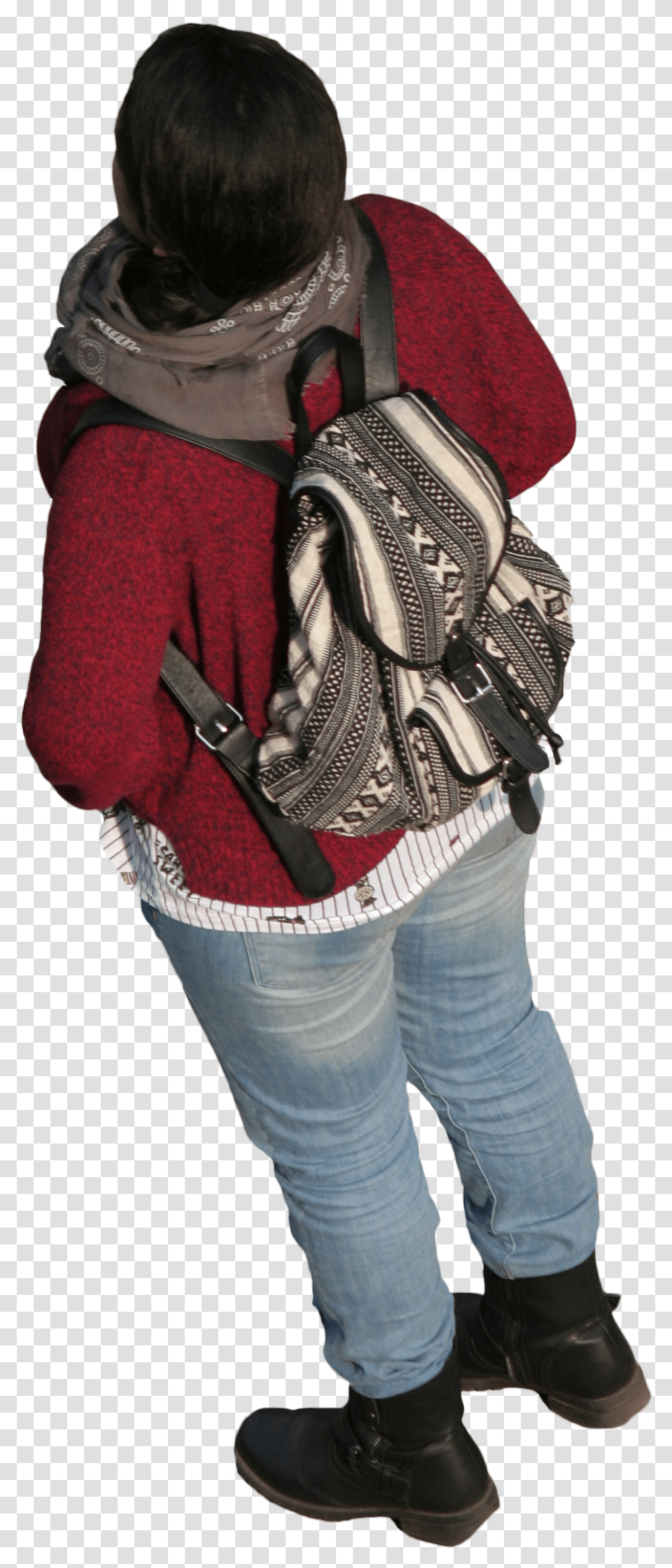 Backpack Messenger Bag, Person, Shoe, Footwear Transparent Png