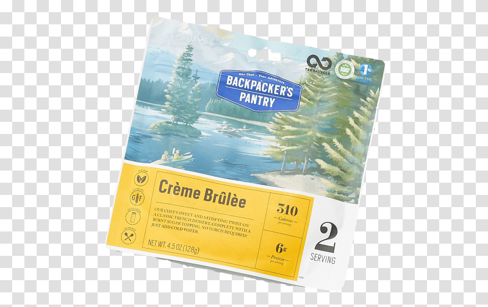 Backpackers Pantry Creme Brulee Taste Tested And Reviewed Colorado Spruce, Paper, Label, Ticket Transparent Png