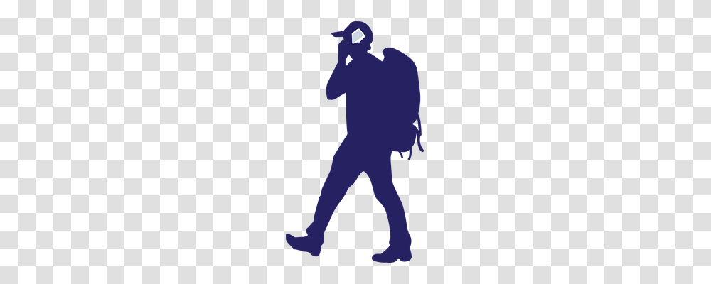 Backpacking Person, Silhouette, Logo Transparent Png