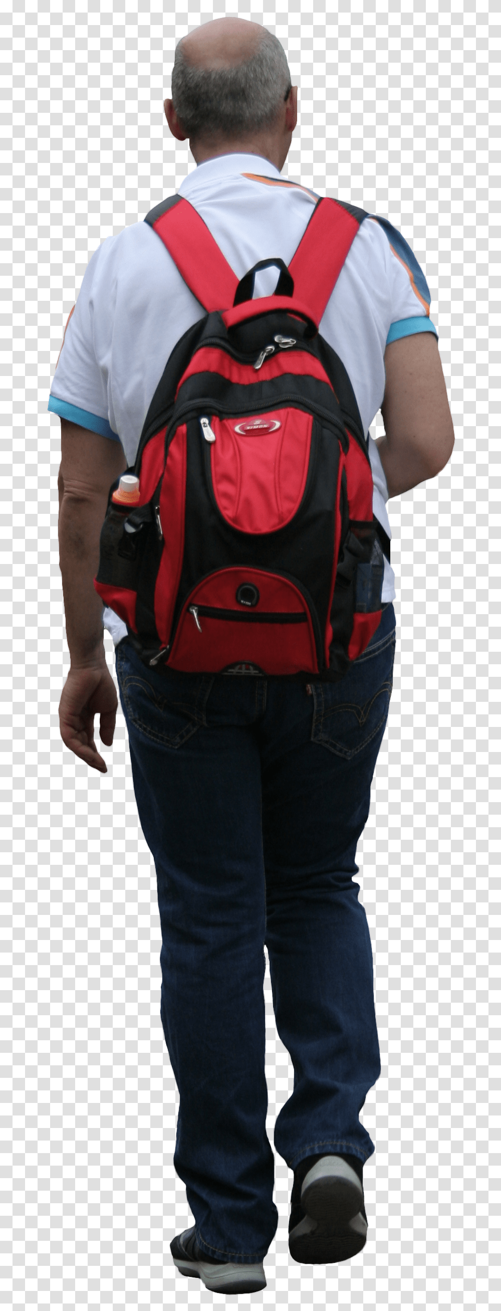 Backpacking, Person, Pants, Bag Transparent Png