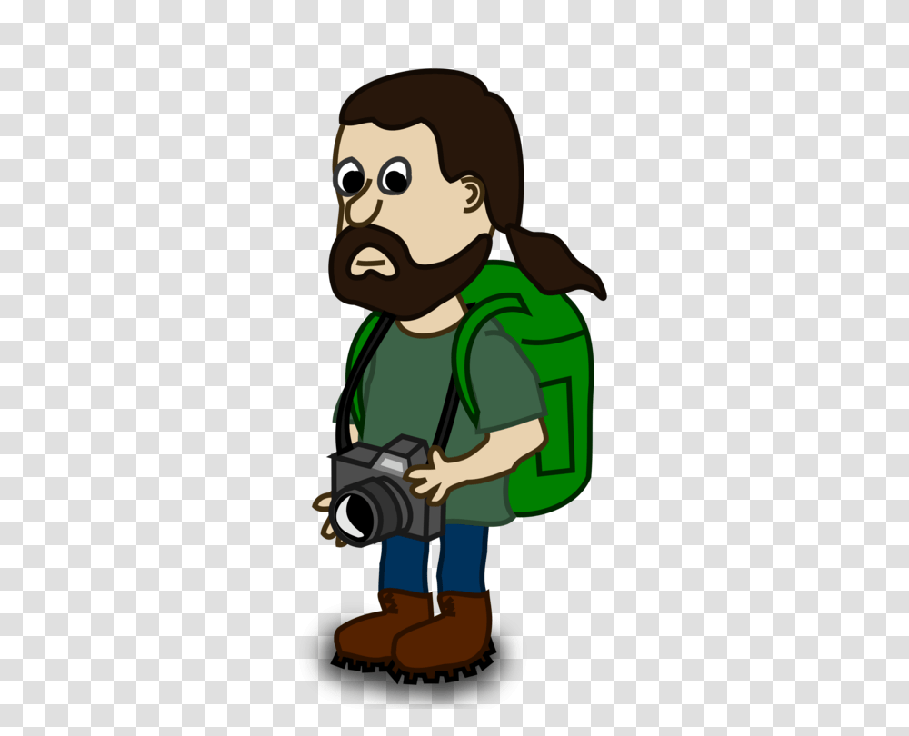 Backpacking Computer Icons Hiking Cartoon, Photography, Photographer, Electronics, Portrait Transparent Png