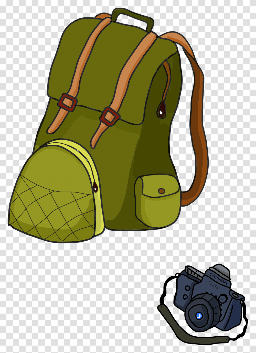 Backpacking Hiking Clip Art, Bag, Outdoors, Label Transparent Png