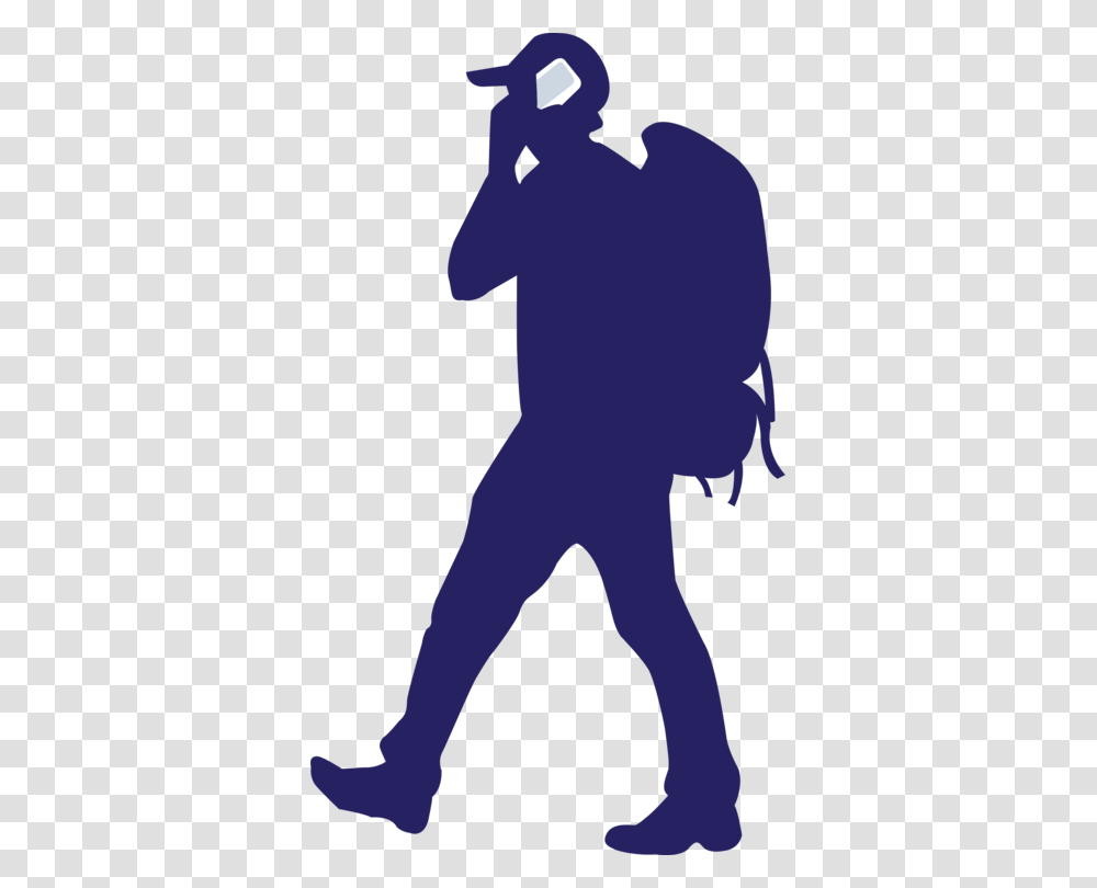 Backpacking Hiking Silhouette Travel, Person, People, Ninja, Hand Transparent Png