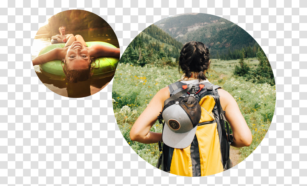 Backpacking, Person, Human, Apparel Transparent Png