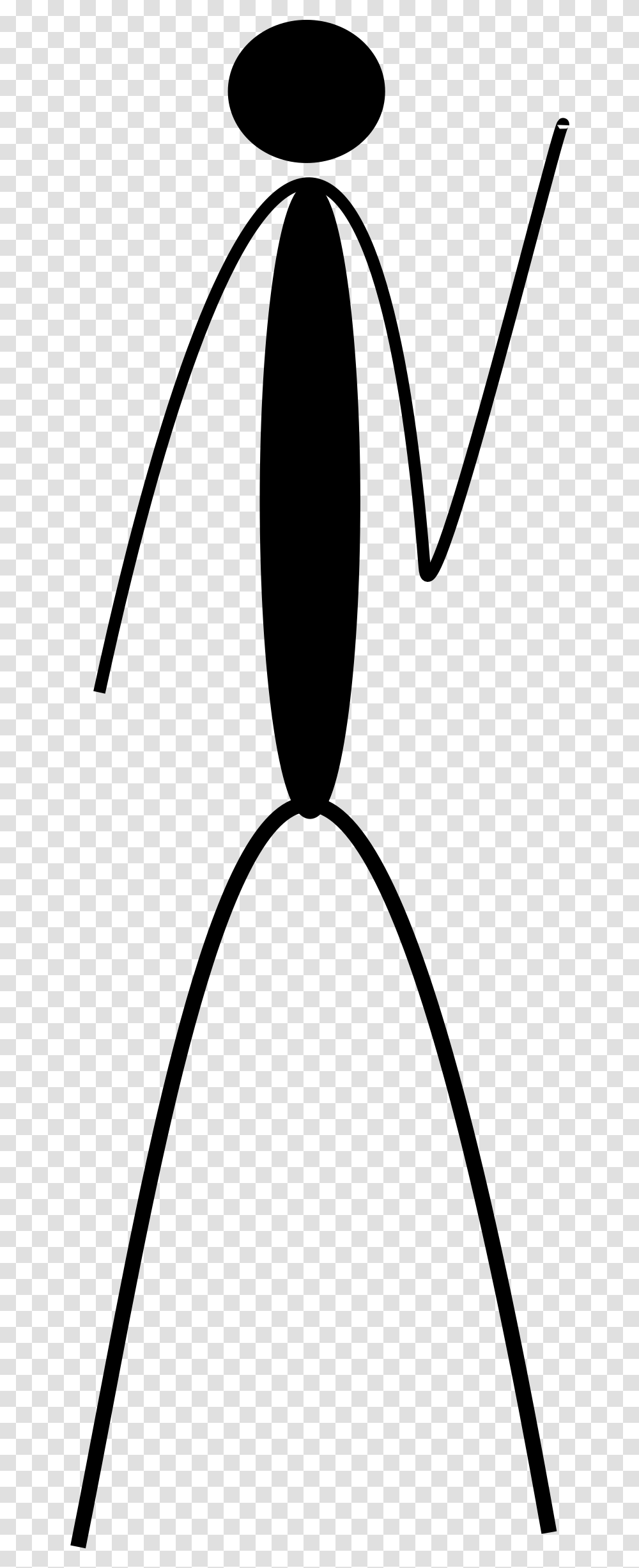 Backraisedhand Clip Arts Stick Figure Raising Hand, Gray, World Of Warcraft Transparent Png