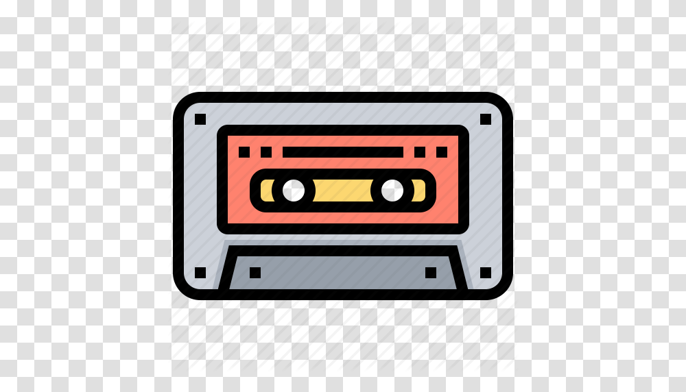 Backup Cassette Electronic Tape Technology Icon, Label, Electronics Transparent Png