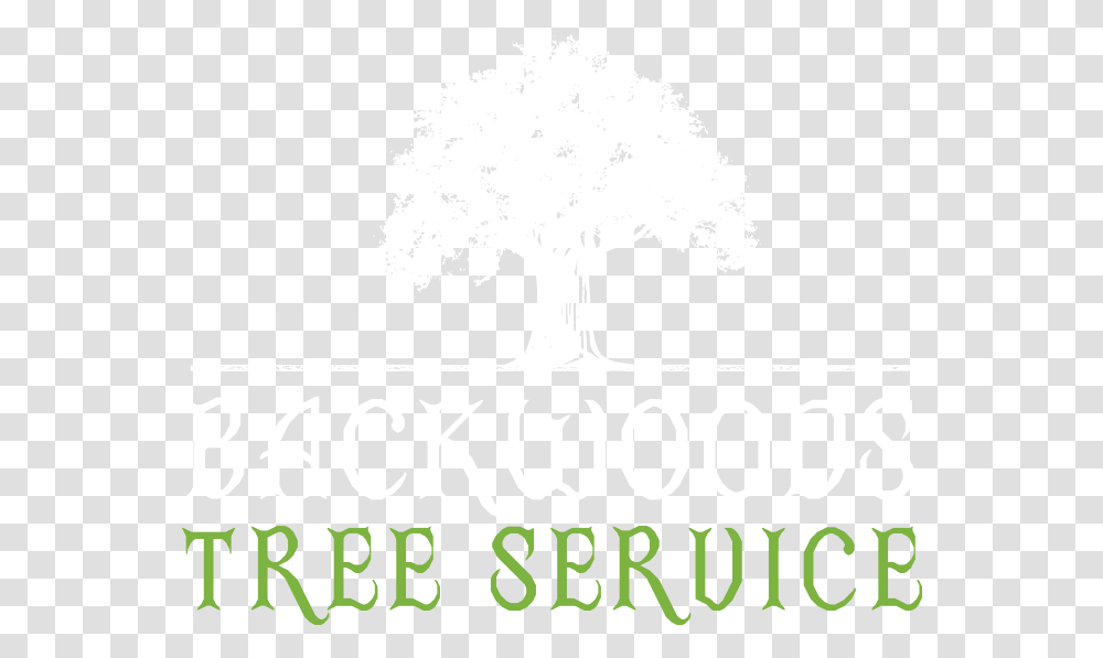 Backwoods Tree Service Logo Tree, Plant, Stencil, Poster Transparent Png