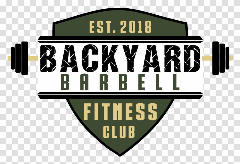 Backyard Barbell, Word, Advertisement, Label Transparent Png