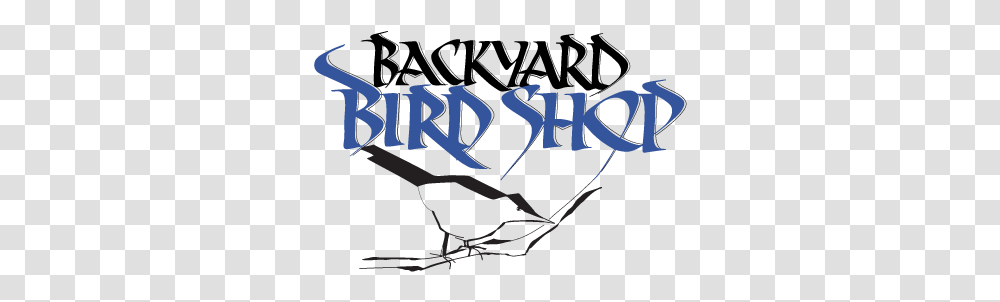 Backyard Bird Shop Home Backyard Bird Shop Logo, Text, Handwriting, Label, Alphabet Transparent Png