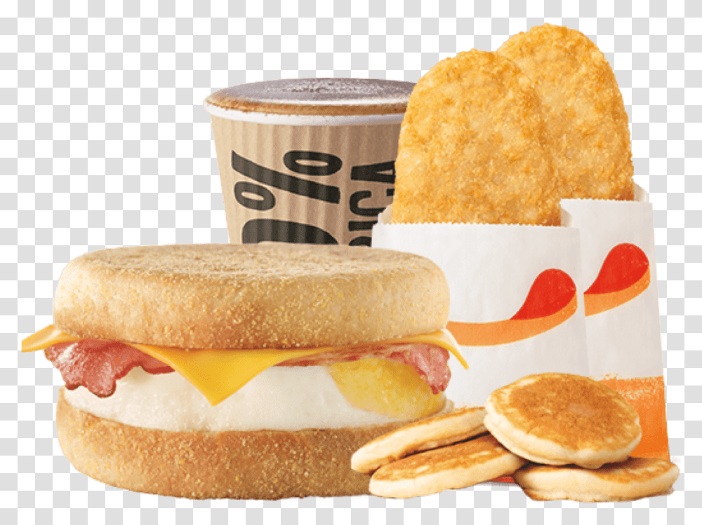 Bacon Amp Egg Muffin Super Stunner Double Sausage Egg Mcmuffin Meal, Bread, Food, Burger, Sandwich Transparent Png