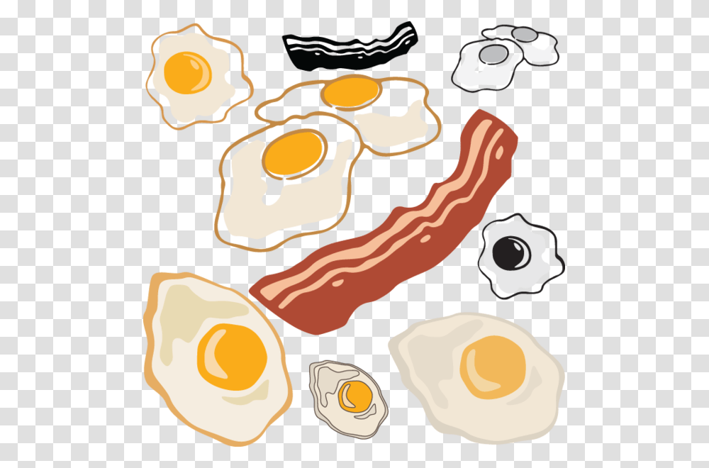 Bacon And Eggs Bacon And Eggs Clipart, Food, Pork Transparent Png