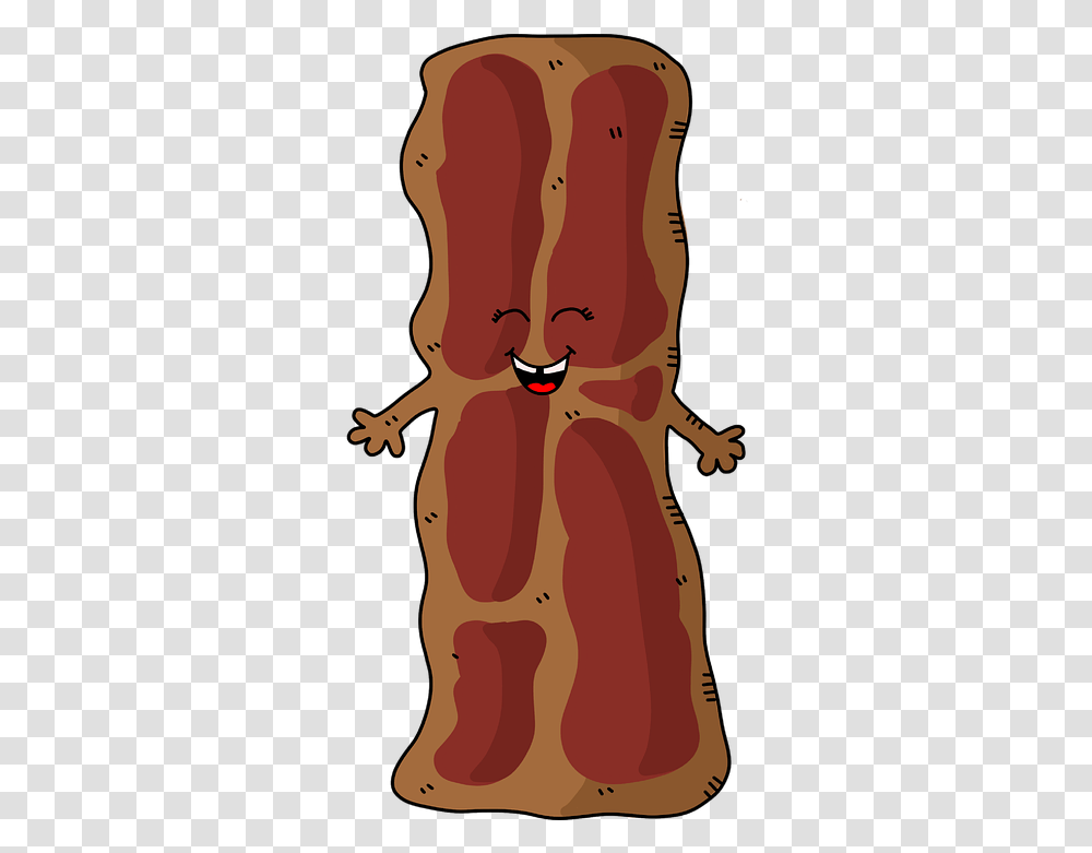 Bacon Breakfast Food Delicious Fried Egg Meat, Apparel, Animal, Mammal Transparent Png