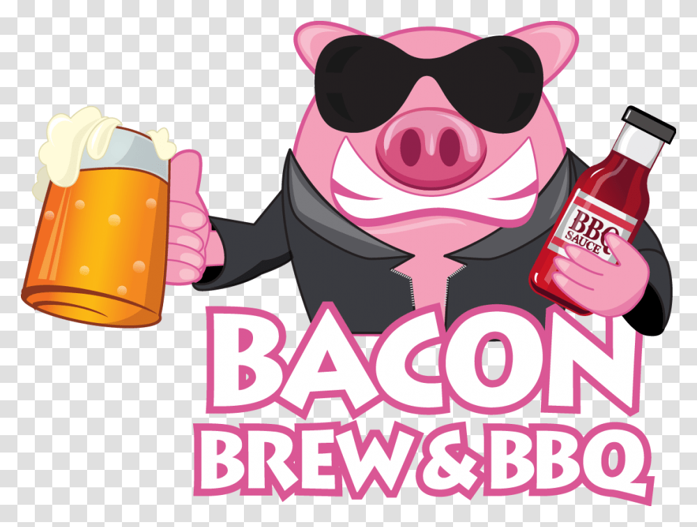 Bacon Brew Amp Bbq, Beverage, Advertisement, Sunglasses, Poster Transparent Png