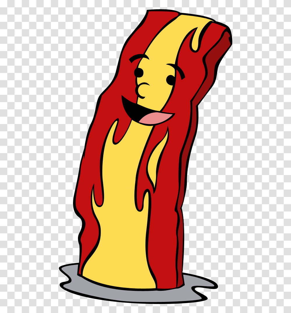 Bacon Cartoon Bacon Cartoon, Apparel, Sleeve Transparent Png