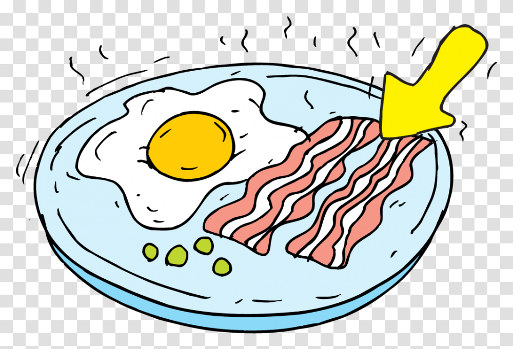 Bacon Clipart Download, Food, Meal, Dish, Egg Transparent Png