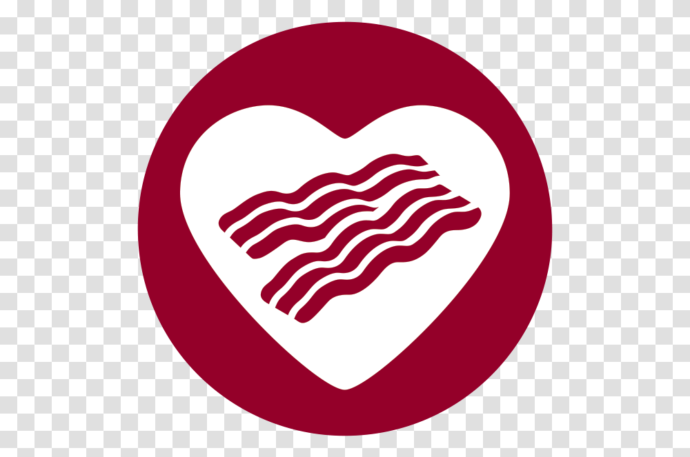 Bacon Desenho, Heart, Ketchup, Food, Logo Transparent Png