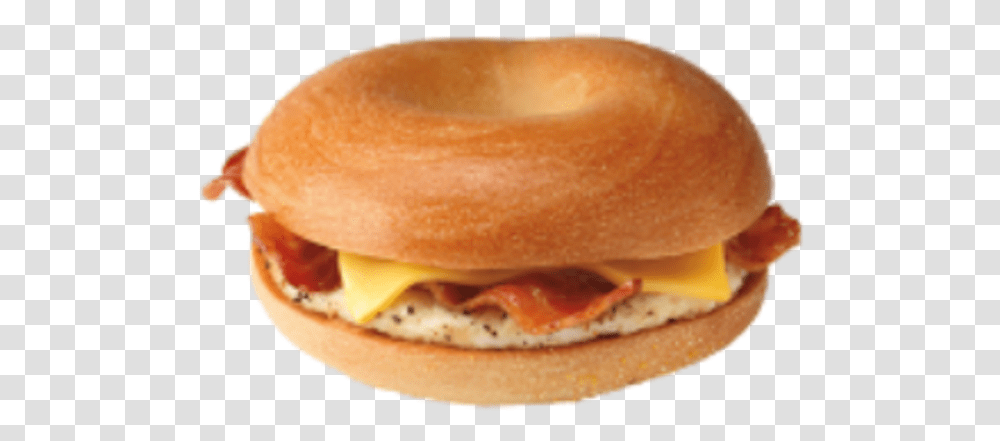 Bacon Eggs Cheese Bagel, Bread, Food, Burger Transparent Png