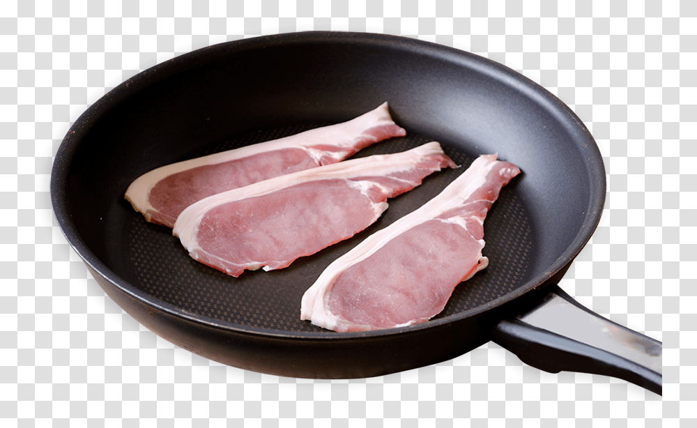 Bacon In Pan, Pork, Food, Ham, Hot Dog Transparent Png