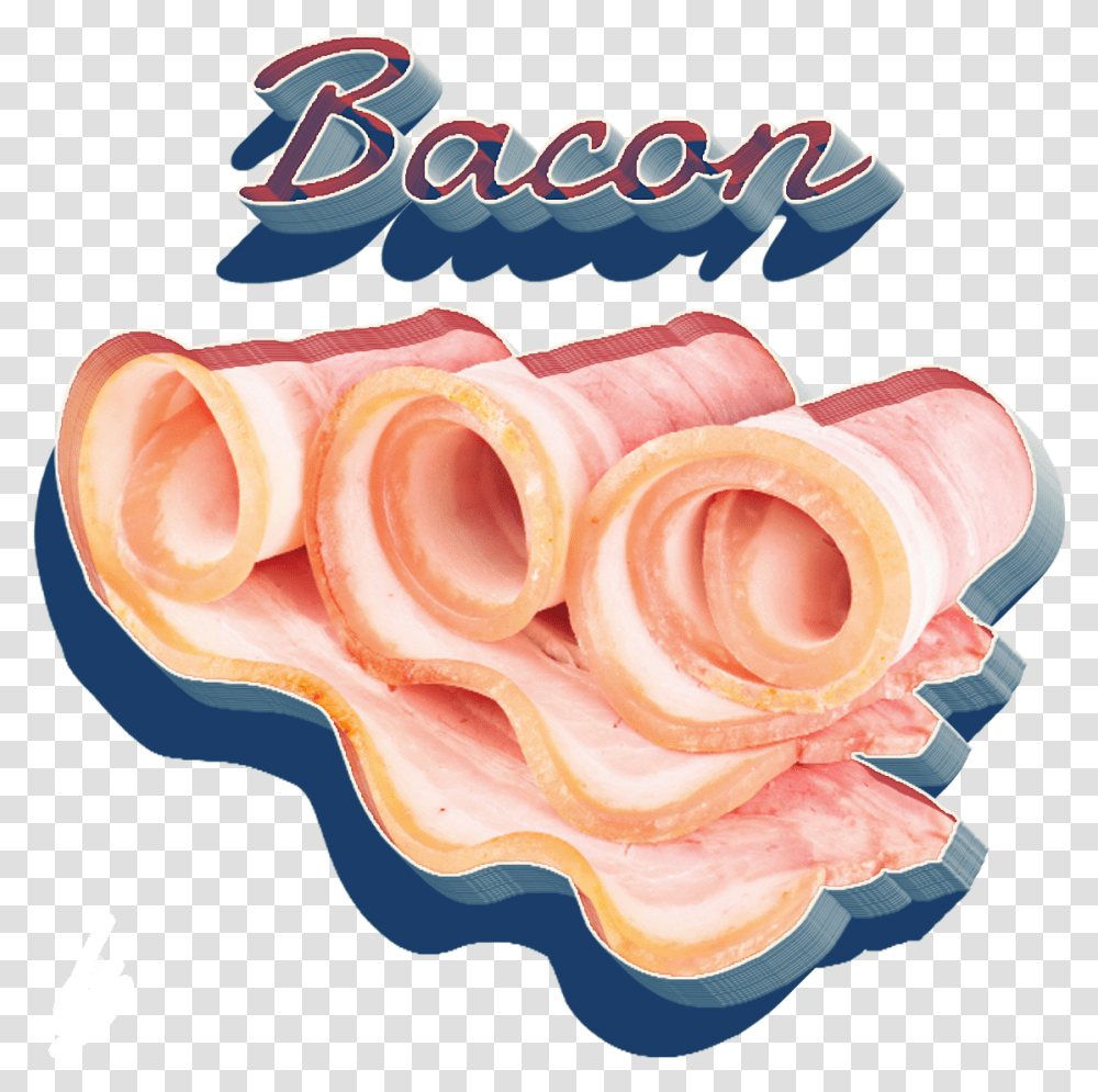 Bacon, Pork, Food, Rose, Flower Transparent Png