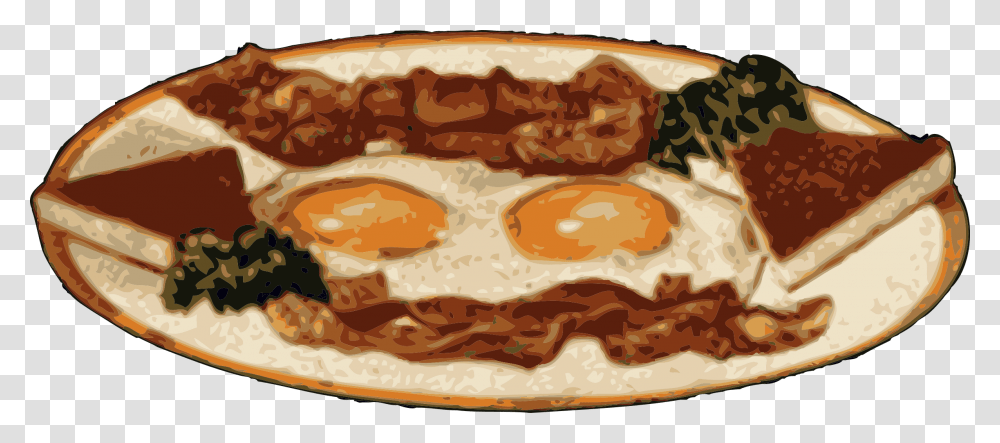Bacon Realistic Cartoon Bacon And Eggs, Food, Birthday Cake, Dessert, Burger Transparent Png
