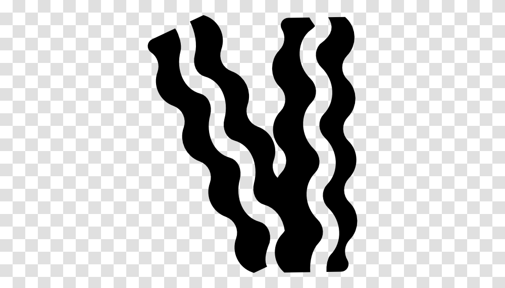 Bacon, Stencil, Silhouette Transparent Png