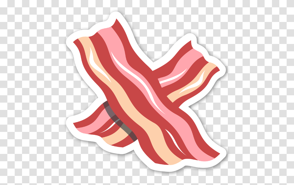 Bacon Sticker Bacon Clipart Background, Ketchup, Food, Pork, Label Transparent Png