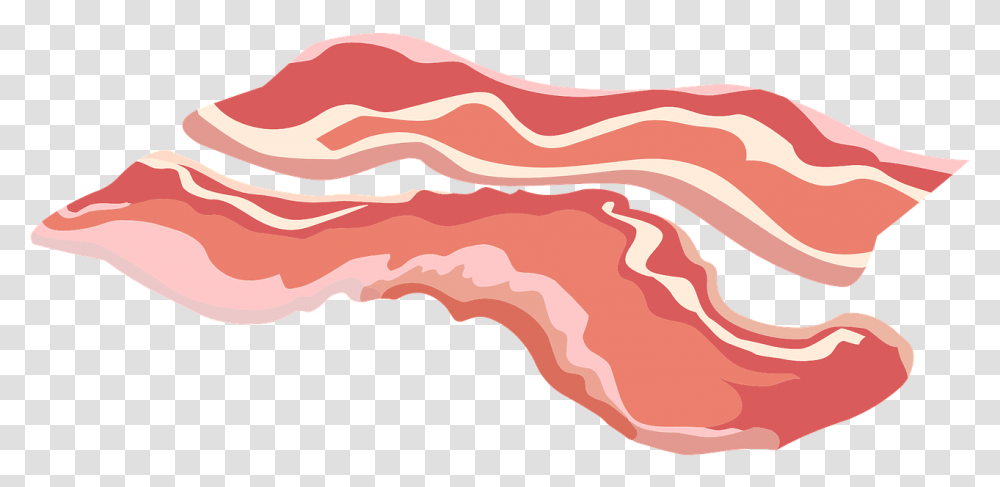 Bacon Strip Clip Art Bacon Clipart No Background, Pork, Food, Ketchup Transparent Png