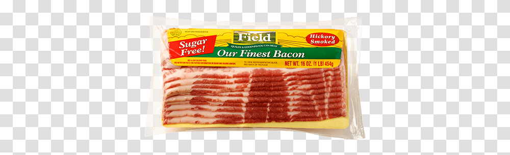 Bacon - Field Field Sliced Bacon 16 Oz, Pork, Food Transparent Png