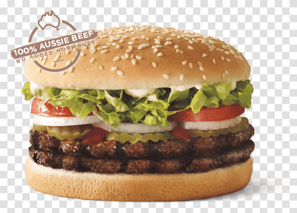 Baconator Whopper Hungry Jacks, Burger, Food Transparent Png