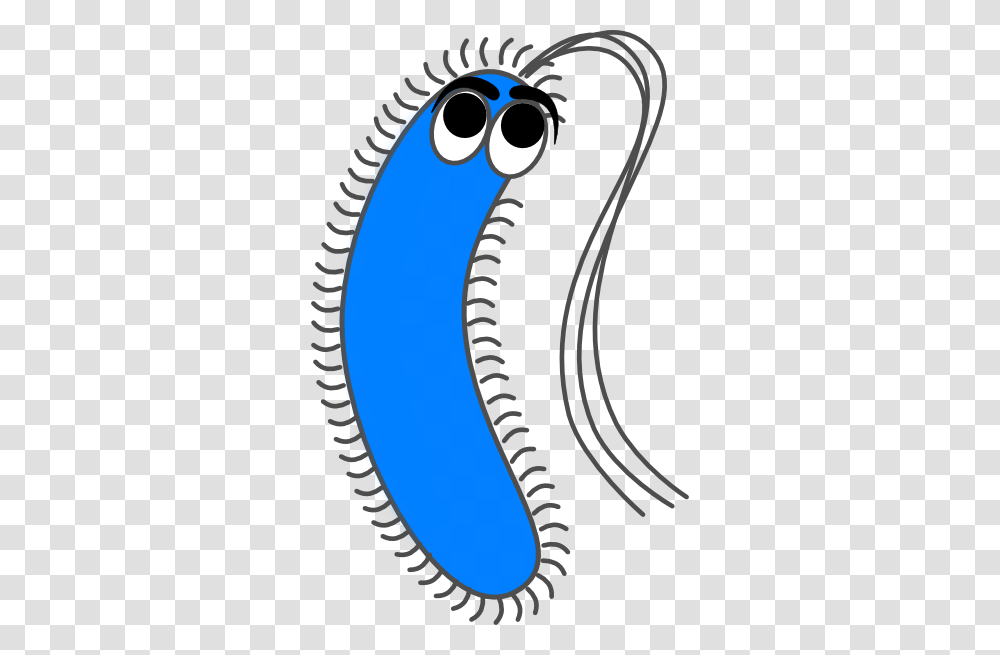 Bacteria Blue Funny Clip Art, Label, Number Transparent Png